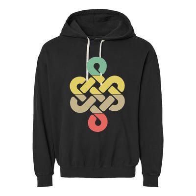 Mongolian Souvenir Of Mongolia Art Garment-Dyed Fleece Hoodie