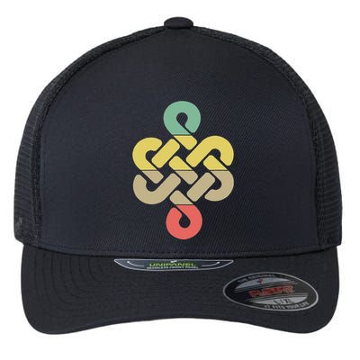 Mongolian Souvenir Of Mongolia Art Flexfit Unipanel Trucker Cap