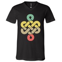 Mongolian Souvenir Of Mongolia Art V-Neck T-Shirt
