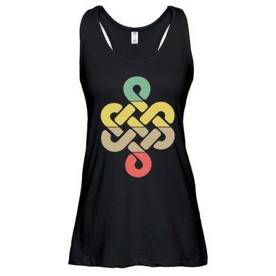 Mongolian Souvenir Of Mongolia Art Ladies Essential Flowy Tank