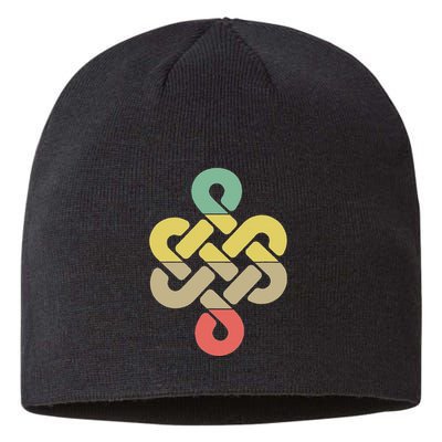 Mongolian Souvenir Of Mongolia Art Sustainable Beanie
