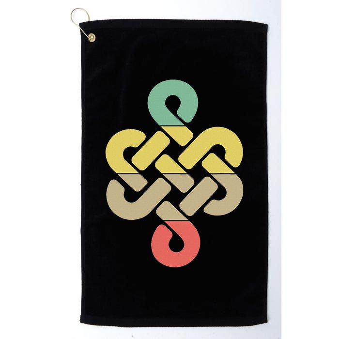 Mongolian Souvenir Of Mongolia Art Golf Towel