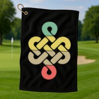 Mongolian Souvenir Of Mongolia Art Golf Towel