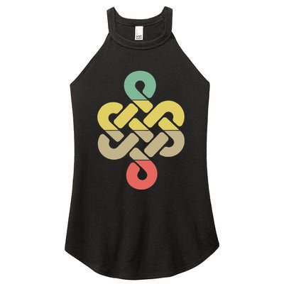 Mongolian Souvenir Of Mongolia Art Women's Perfect Tri Rocker Tank