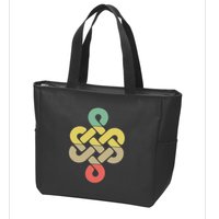 Mongolian Souvenir Of Mongolia Art Zip Tote Bag