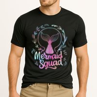 Mermaid Squad Of The Birthday Mermaid Cooling Performance Crew T-Shirt