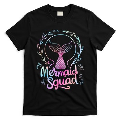 Mermaid Squad Of The Birthday Mermaid T-Shirt