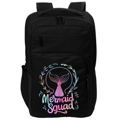 Mermaid Squad Of The Birthday Mermaid Impact Tech Backpack