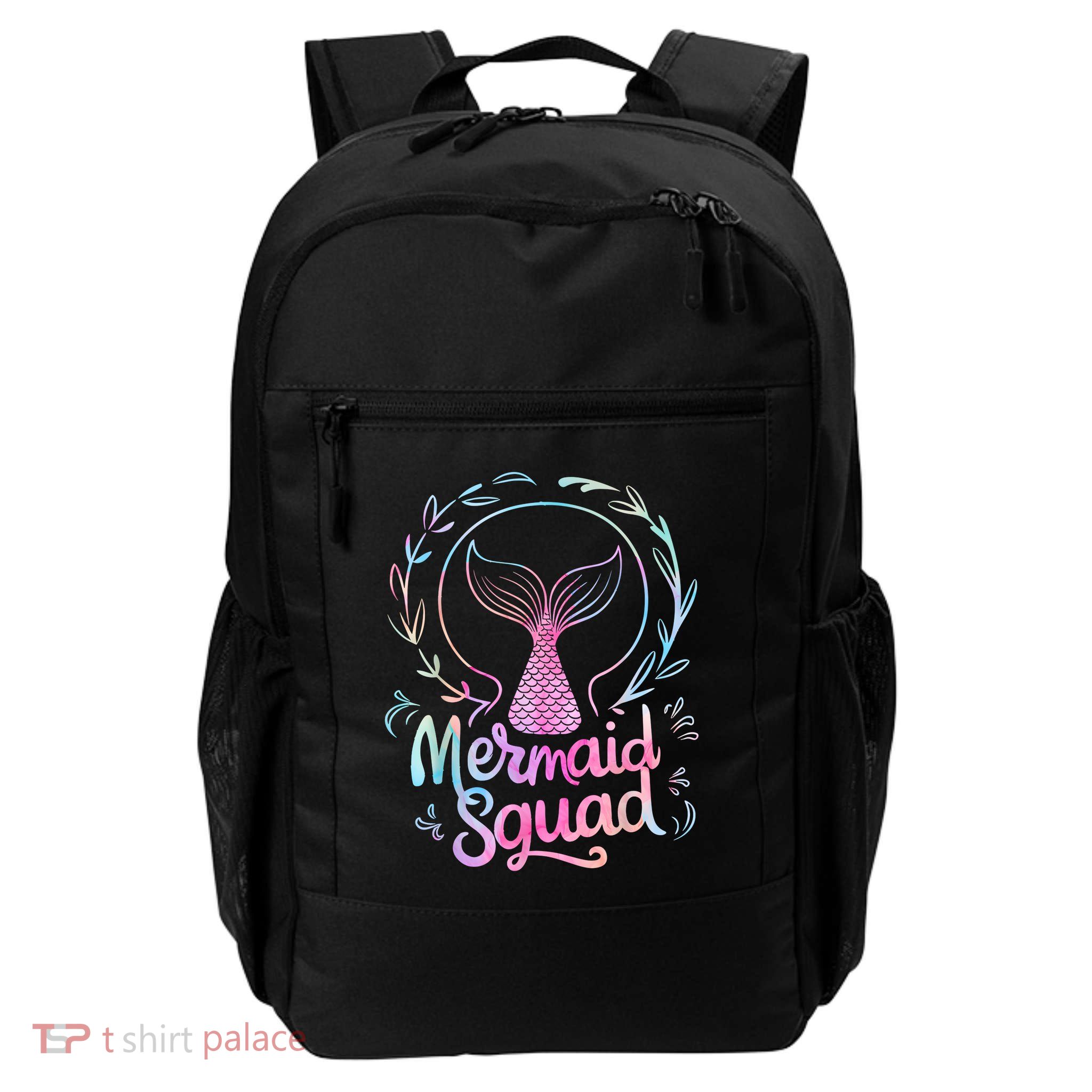 Mermaid Squad Of The Birthday Mermaid Backpack