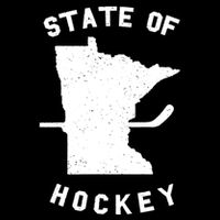 Minnesota State Of Hockey Drawstring Bag