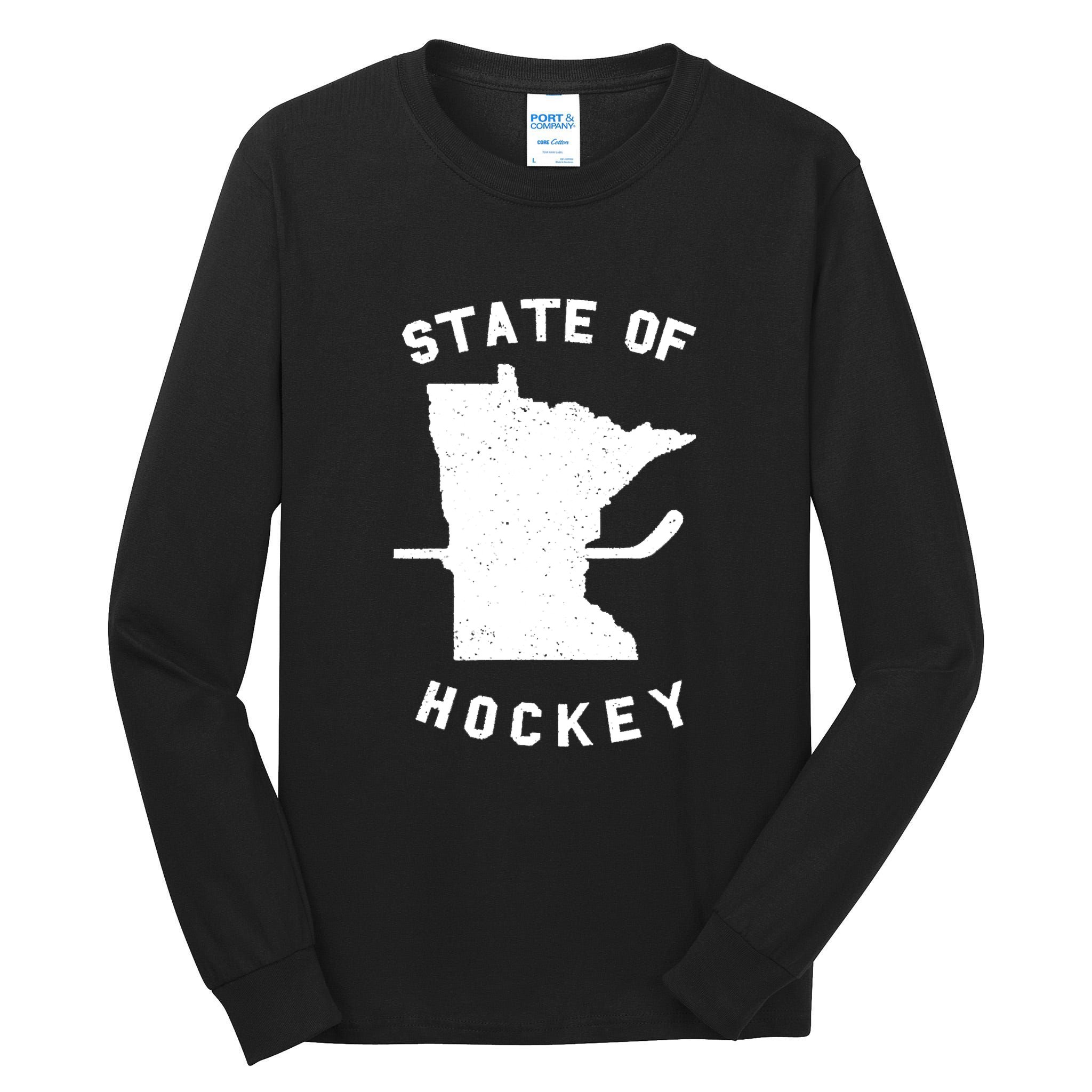 Minnesota State Of Hockey Tall Long Sleeve T-Shirt