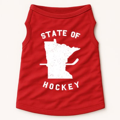 Minnesota State Of Hockey Doggie Tank