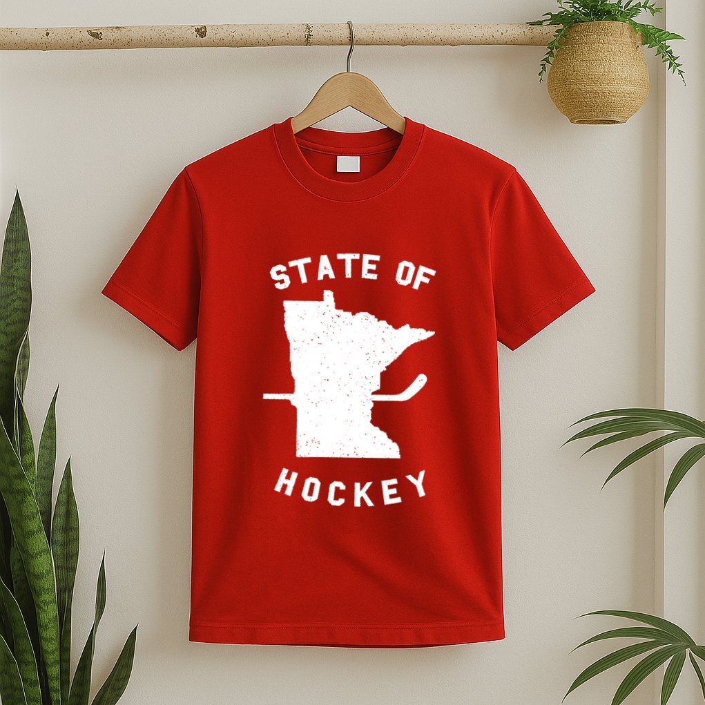 Minnesota State Of Hockey T-Shirt