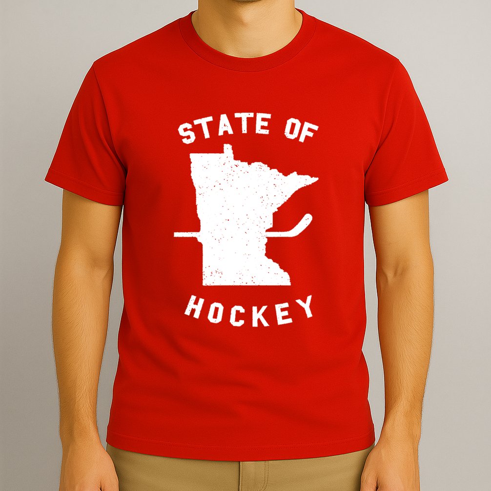 Minnesota State Of Hockey T-Shirt
