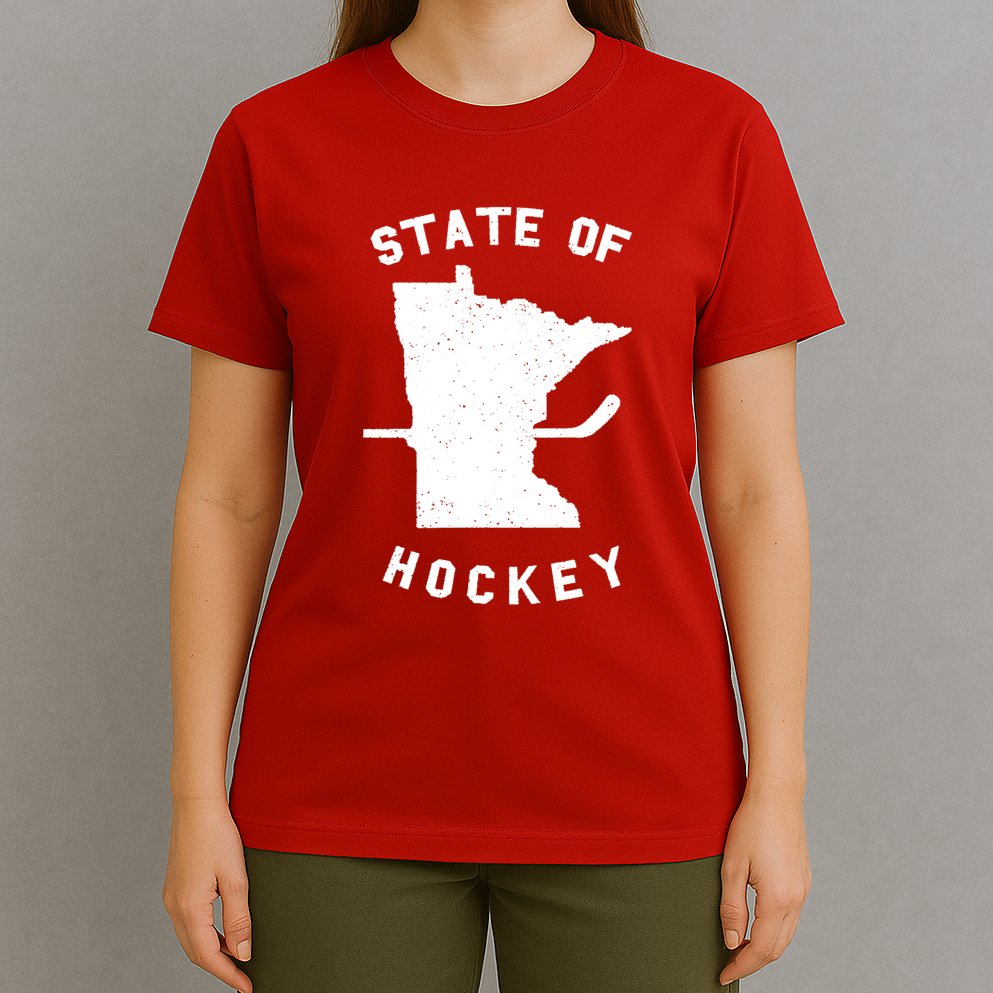 Minnesota State Of Hockey T-Shirt
