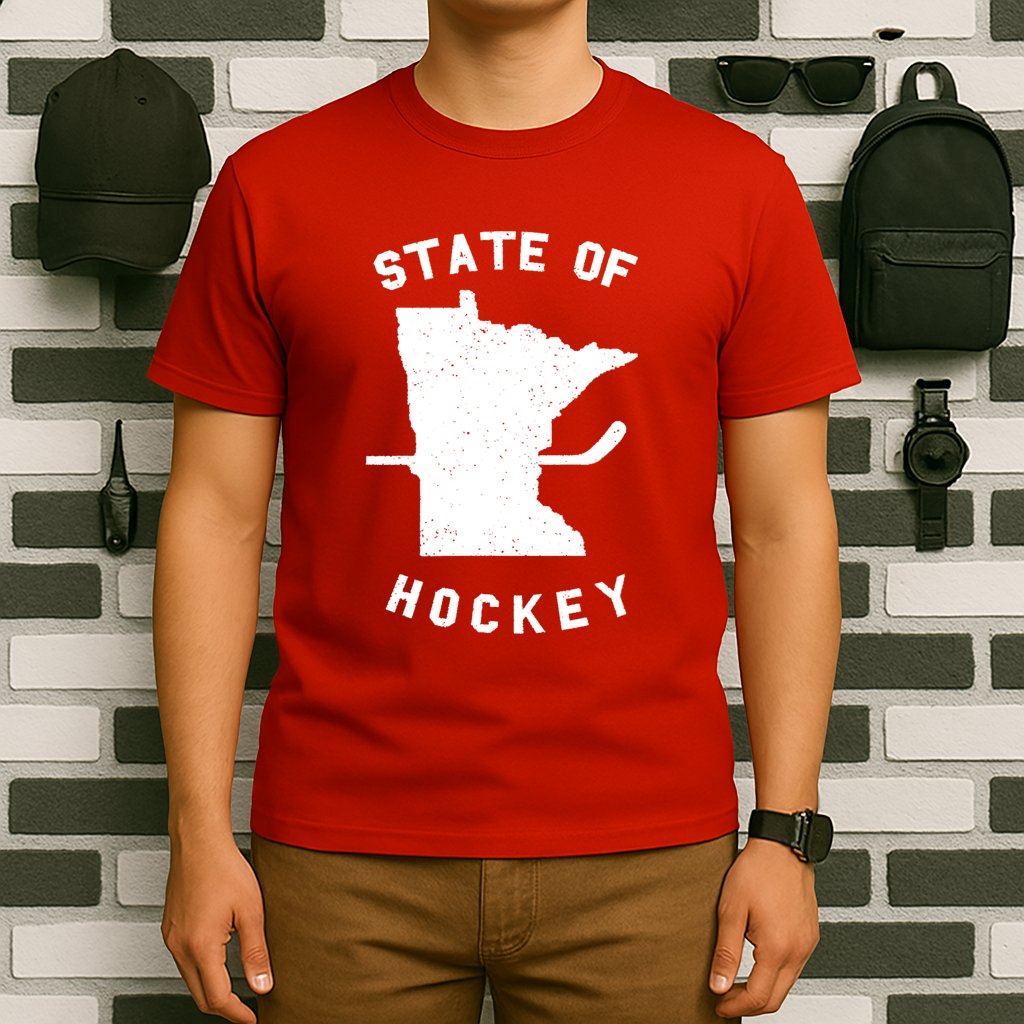 Minnesota State Of Hockey T-Shirt
