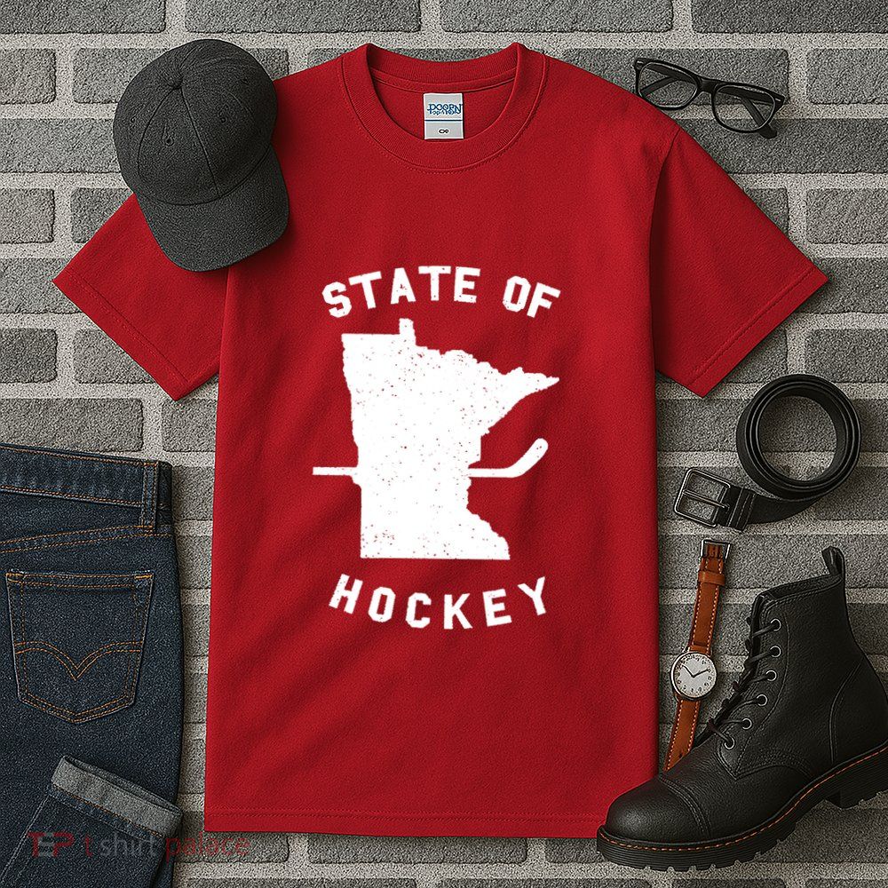 Minnesota State Of Hockey Tall T-Shirt