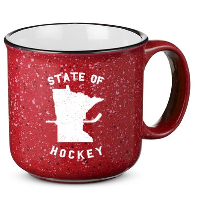 Minnesota State Of Hockey 15oz Campfire Ceramic Mug