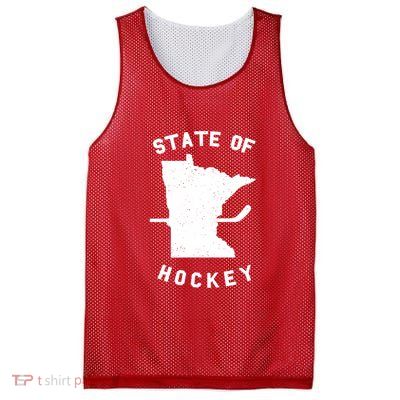 Minnesota State Of Hockey Mesh Reversible Basketball Jersey Tank