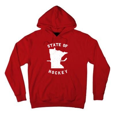 Minnesota State Of Hockey Tall Hoodie