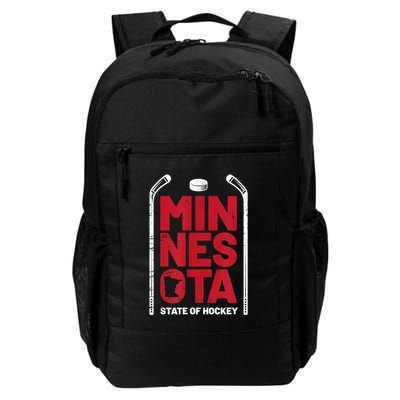 Minnesota State Of Hockey Mn State Map Backpack