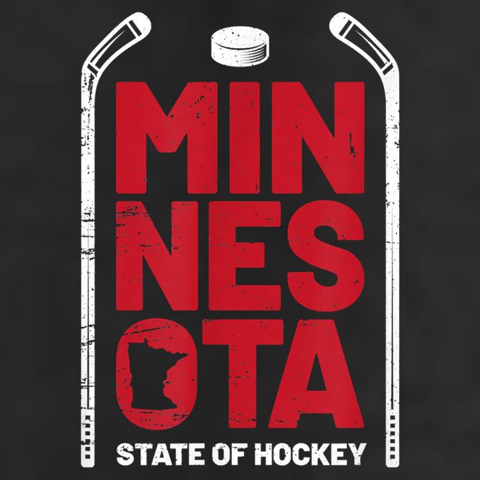 Minnesota State Of Hockey Mn State Map Golf Towel