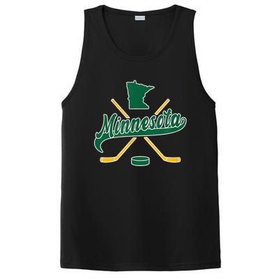 Minnesota State Of Hockey Mn State Map PosiCharge Competitor Tank