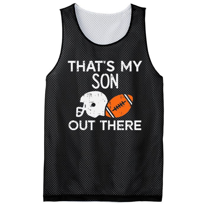 My Son Out There American Football Family Mom Dad Men Women Mesh Reversible Basketball Jersey Tank