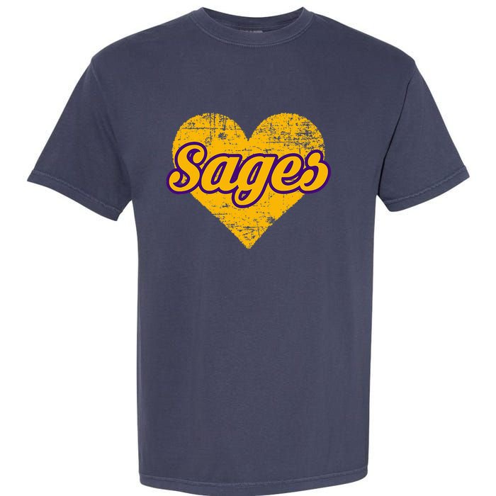 Monticello Sages Over Heart Garment-Dyed Heavyweight T-Shirt