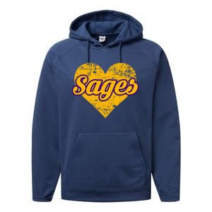 Monticello Sages Over Heart Performance Fleece Hoodie