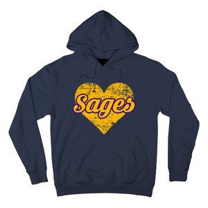 Monticello Sages Over Heart Hoodie