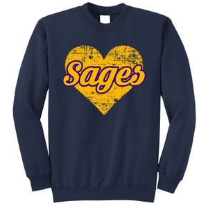 Monticello Sages Over Heart Sweatshirt