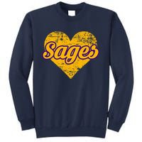 Monticello Sages Over Heart Sweatshirt