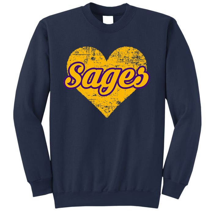 Monticello Sages Over Heart Sweatshirt