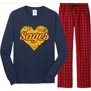 Monticello Sages Over Heart Long Sleeve Pajama Set