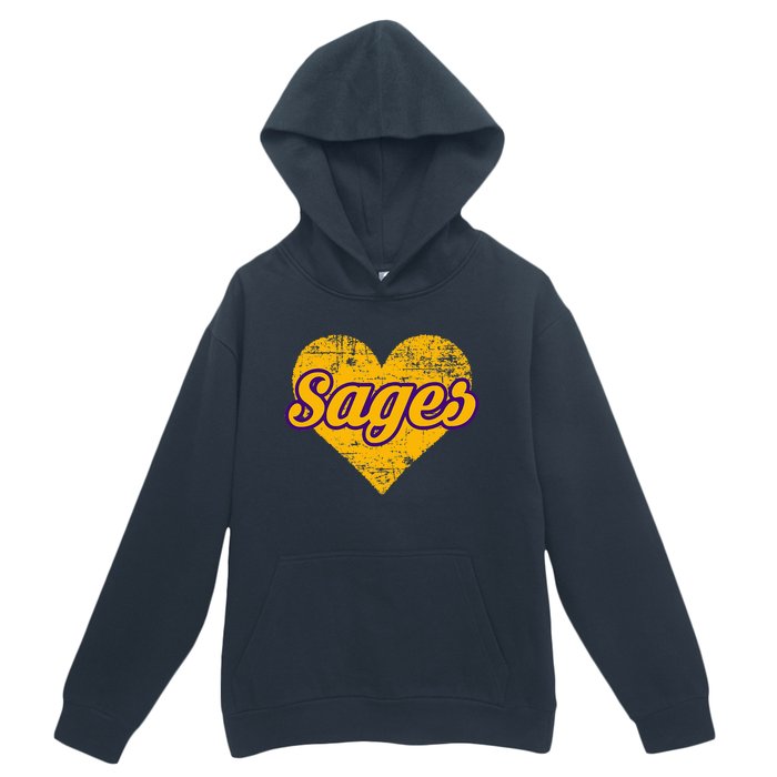 Monticello Sages Over Heart Urban Pullover Hoodie