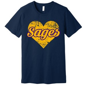 Monticello Sages Over Heart Premium T-Shirt