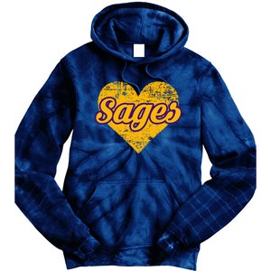 Monticello Sages Over Heart Tie Dye Hoodie