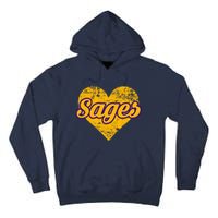 Monticello Sages Over Heart Tall Hoodie