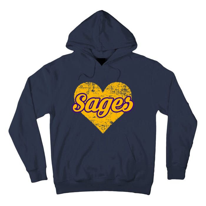 Monticello Sages Over Heart Tall Hoodie