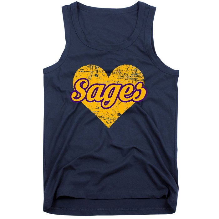 Monticello Sages Over Heart Tank Top