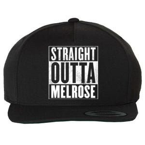 Melrose Straight Outta Melrose Gift Wool Snapback Cap