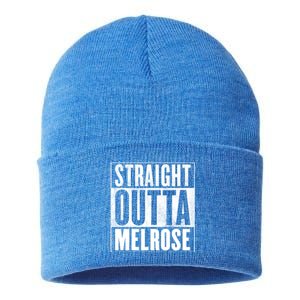 Melrose Straight Outta Melrose Gift Sustainable Knit Beanie