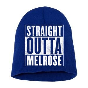 Melrose Straight Outta Melrose Gift Short Acrylic Beanie