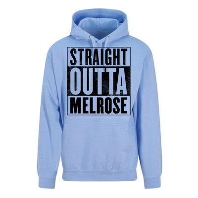 Melrose Straight Outta Melrose Gift Unisex Surf Hoodie