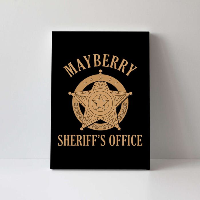 Mayberry SheriffS Office Classic Tv Canvas