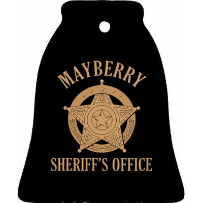 Mayberry SheriffS Office Classic Tv Ceramic Bell Ornament