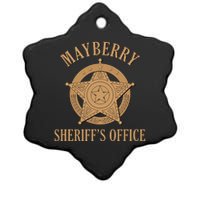 Mayberry SheriffS Office Classic Tv Ceramic Star Ornament