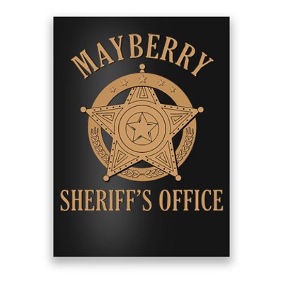 Mayberry SheriffS Office Classic Tv Poster