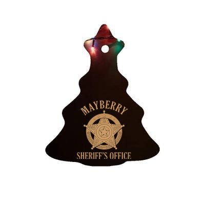 Mayberry SheriffS Office Classic Tv Ceramic Tree Ornament